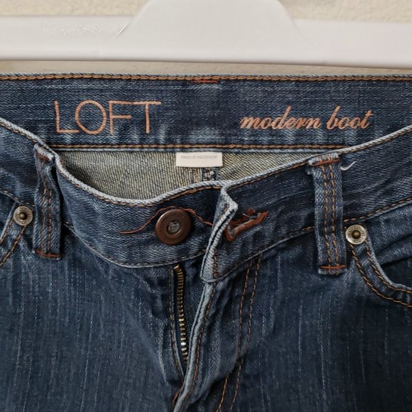 Loft Boot Cut Jeans Size 6 - Picture 3 of 6